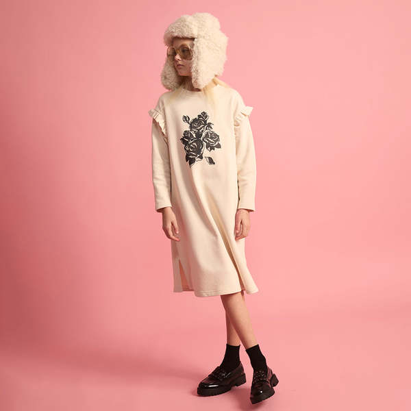 KIDS Little Creative Factory Fur Hat - Cream