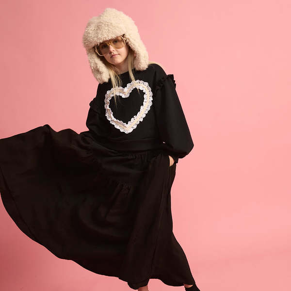 KIDS Little Creative Factory Fur Hat - Cream