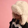 KIDS Little Creative Factory Fur Hat - Cream - Thumbnail 20