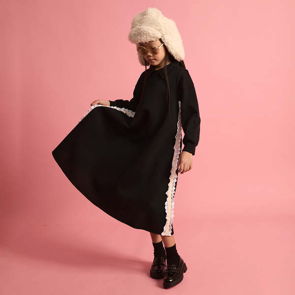 KIDS Little Creative Factory Fur Hat - Cream