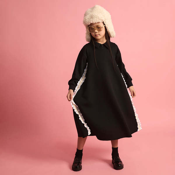 KIDS Little Creative Factory Fur Hat - Cream