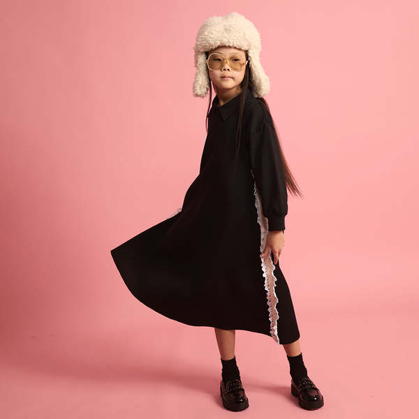 KIDS Little Creative Factory Fur Hat - Cream