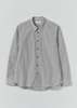 TOAST Fine Stripe Cotton Shirt - Ecru/Slate - Thumbnail 4