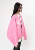 Doublet Flocked Denim Souvenir Jacket - Pink - Thumbnail 2