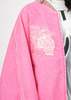Doublet Flocked Denim Souvenir Jacket - Pink - Thumbnail 4