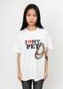 Doublet I Love My Pet Oversized T-shirt - White - Thumbnail 1