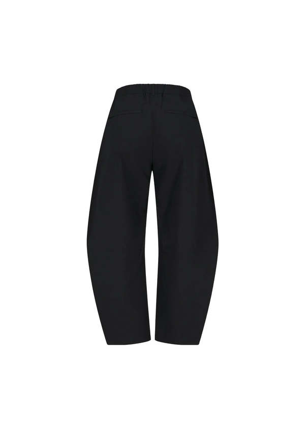 AMOMENTO Curved Zip Banding Pants | Garmentory