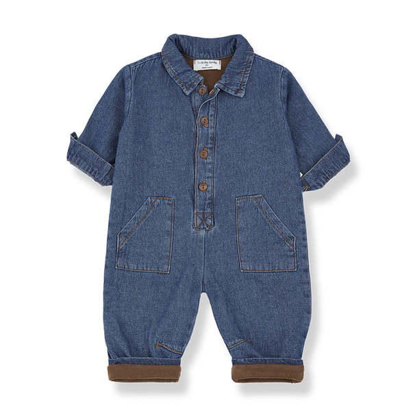 KIDS 1+ in the Family Vitus Jumpsuit - Denim Blue