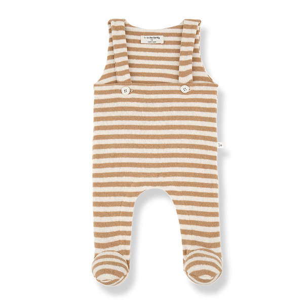 KIDS 1+ in the Family Francois Overalls - Brown