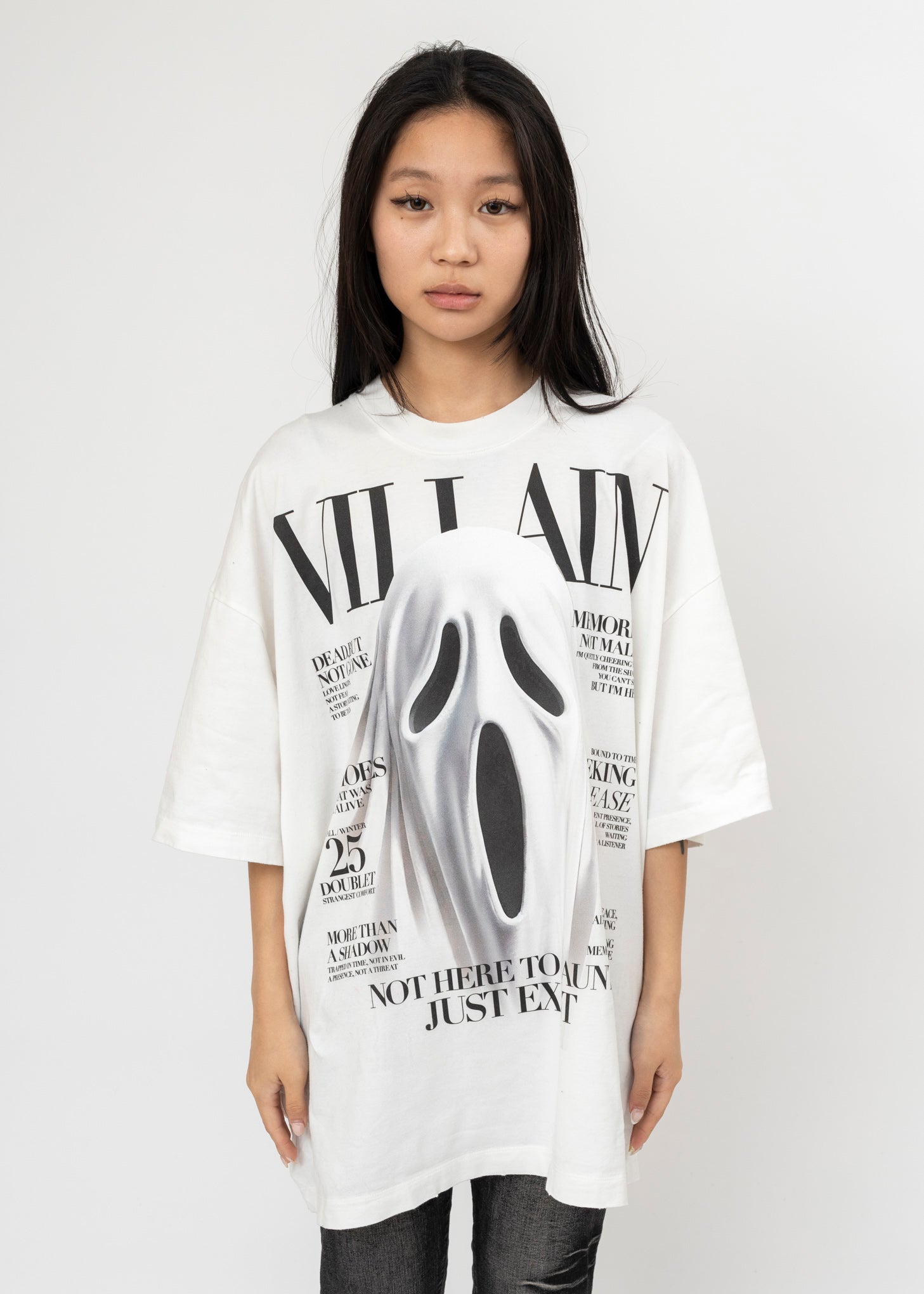 Doublet Villain Cover Print T-Shirt - White | Garmentory