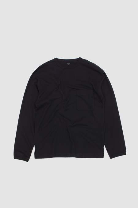LEMAIRE LS RELAXED TEE サイズS Namu Shop - Lemaire LS Relaxed Tee - Black