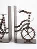 Ten Thousand Villages Bicycle Chain Bookends - Thumbnail 1