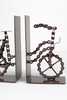 Ten Thousand Villages Bicycle Chain Bookends - Thumbnail 4