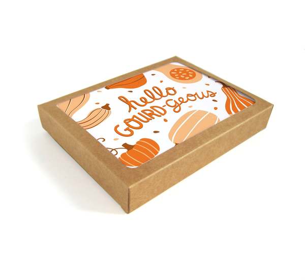 The Neighborgoods Hello Gourd-geous Greeting Card Set