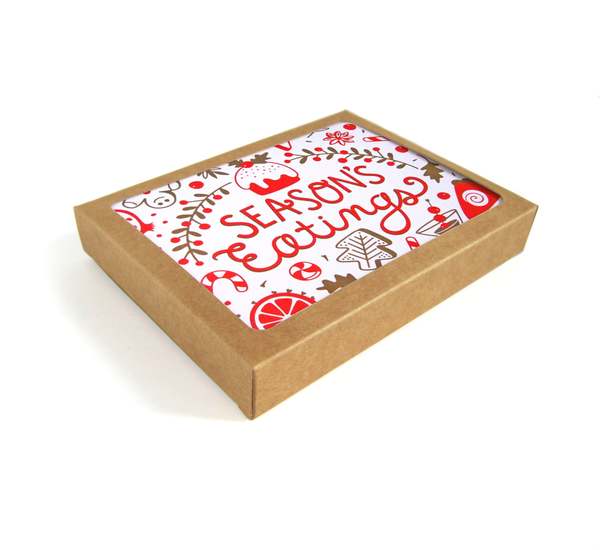 The Neighborgoods Holiday Season's Eatings Greeting Card Set of 8
