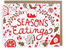 The Neighborgoods Holiday Season's Eatings Greeting Card Set of 8 - Thumbnail 2