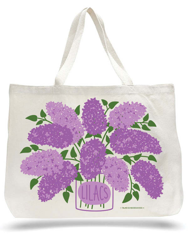 The Neighborgoods Lilac Tote Bag
