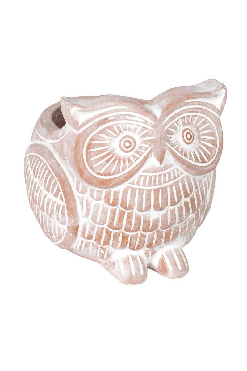 Ten Thousand Villages Owl Planter