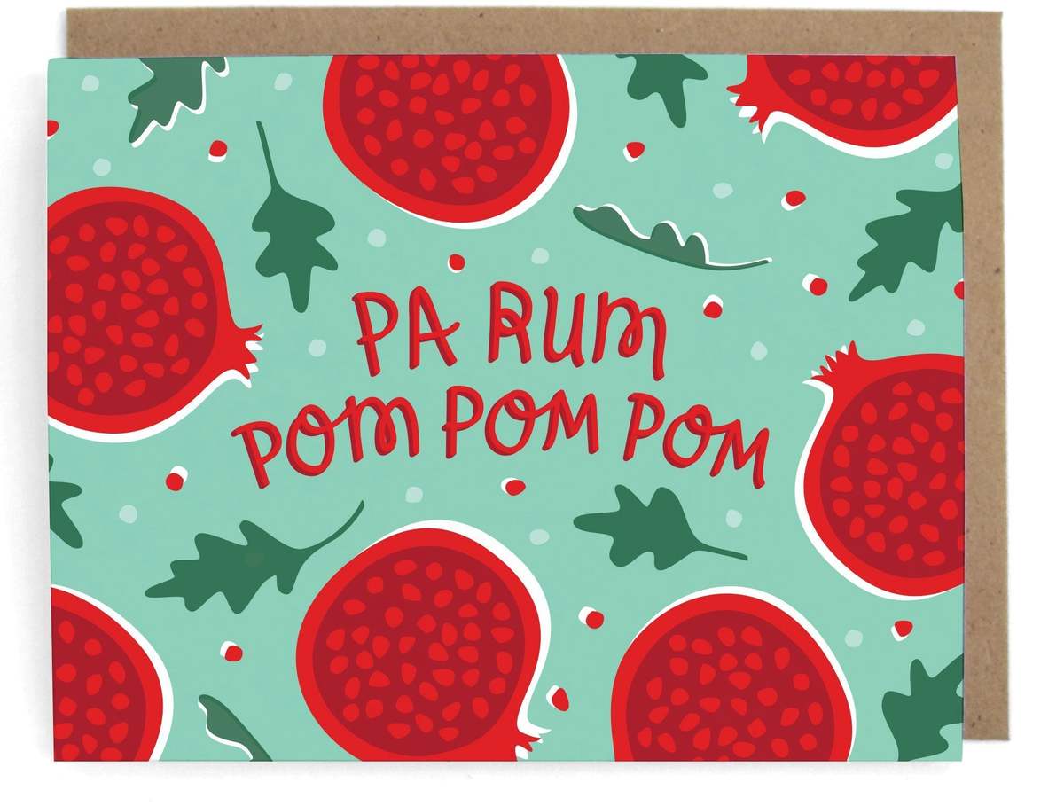 The Neighborgoods Pa Rum Pom Pom Pom Greeting Card Set of 8 - Image 2 of 2