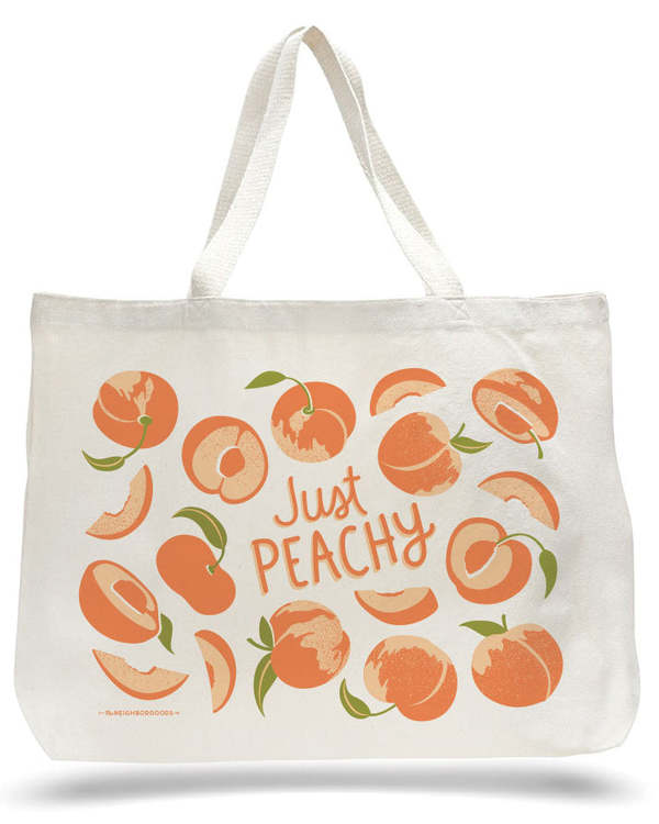 The Neighborgoods Peach Tote Bag