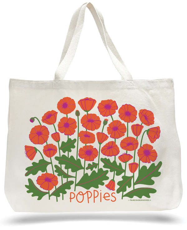The Neighborgoods Poppies Tote Bag