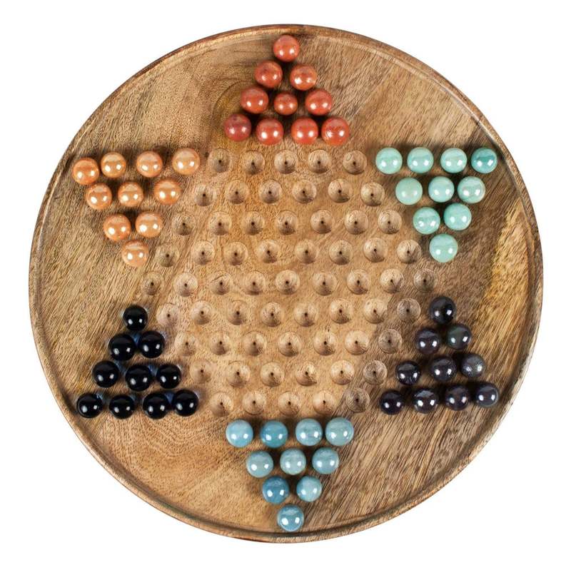 Ten Thousand Villages Star Checkers Game