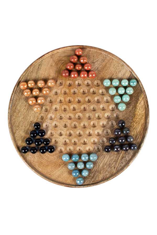 Ten Thousand Villages Star Checkers Game