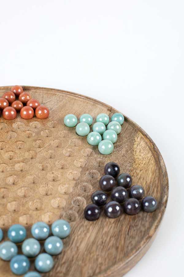 Ten Thousand Villages Star Checkers Game