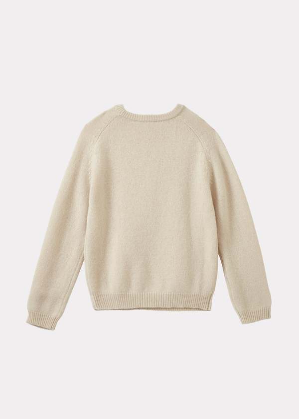 KIDS Caramel Poa Cashmere Jumper