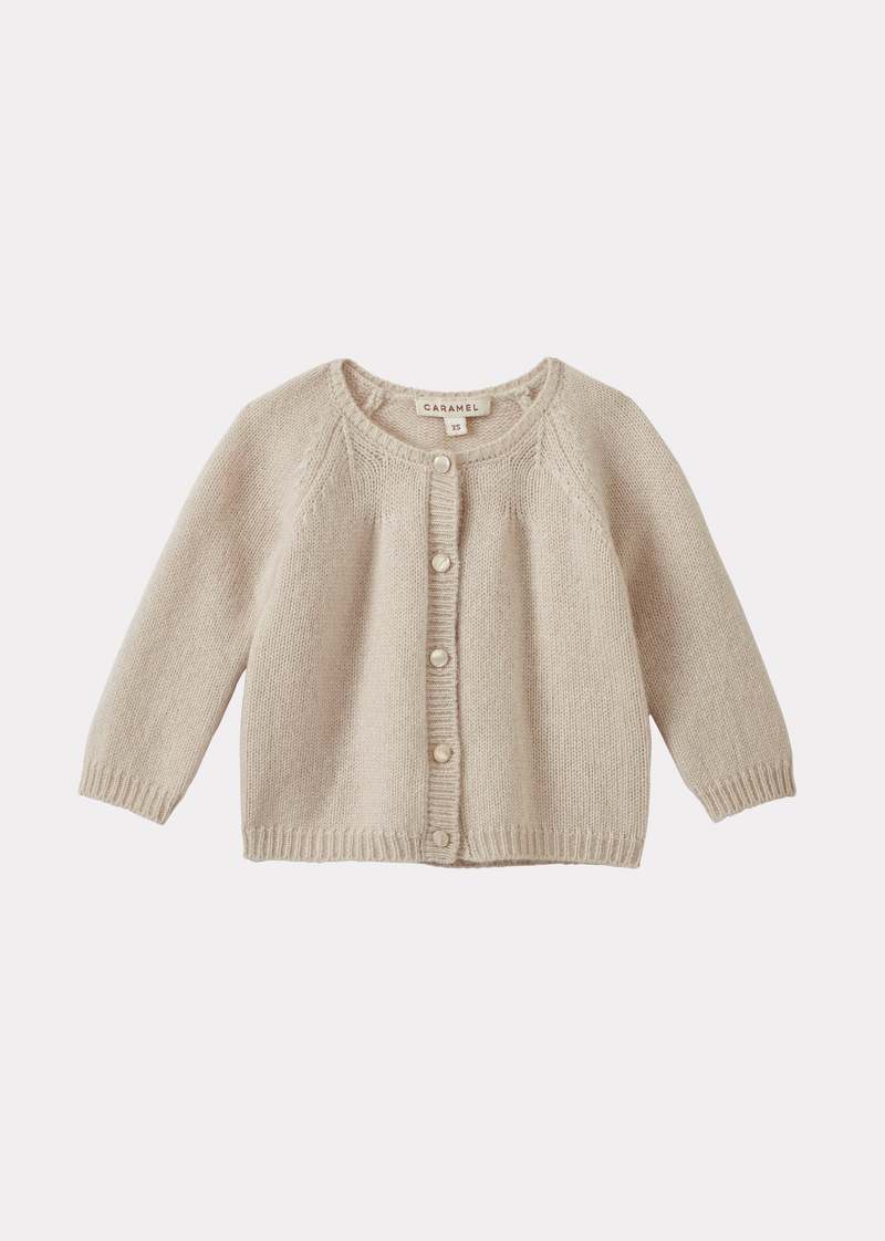 Caramel Rosa Baby Cashmere Cardigan