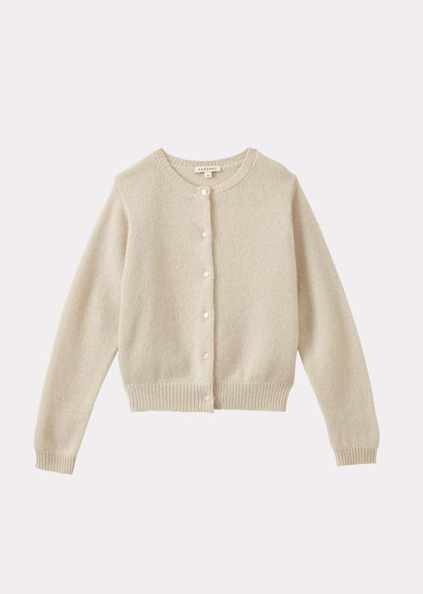 KIDS Caramel Rosa Cardigan