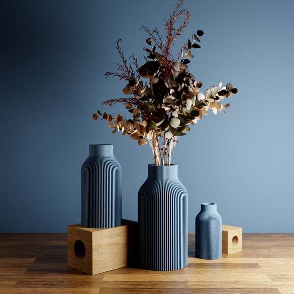 Modernized Pottery Bottle Vase