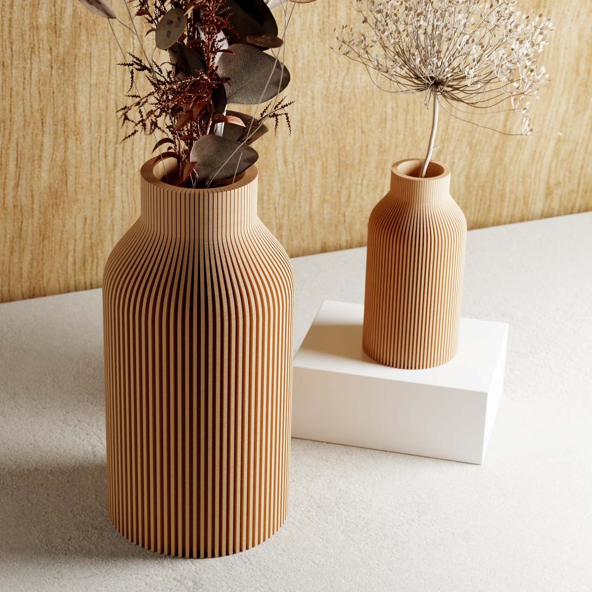 Modernized Pottery Bottle Vase - Image 8 of 11