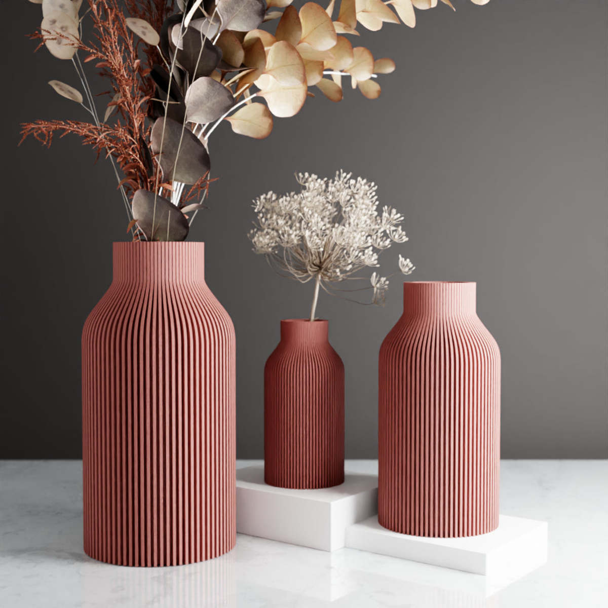 Modernized Pottery Bottle Vase - Image 9 of 11