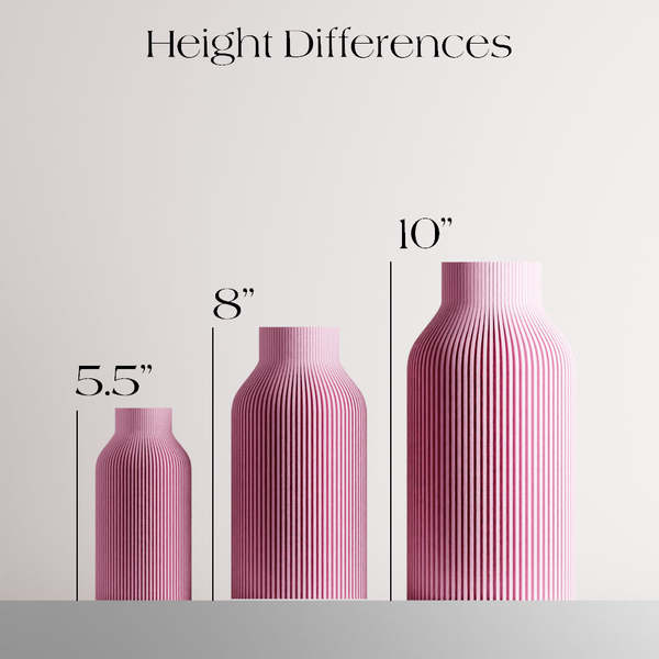 Modernized Pottery Bottle Vase