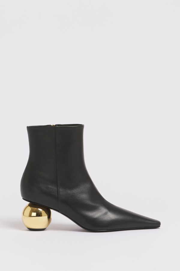 Marni Leather Ankle Boot - Black