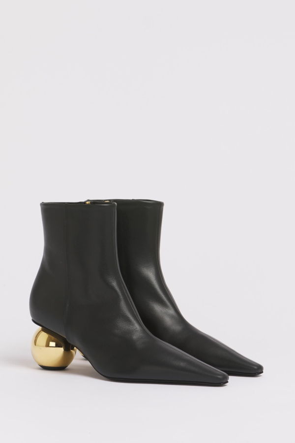 Marni Leather Ankle Boot - Black
