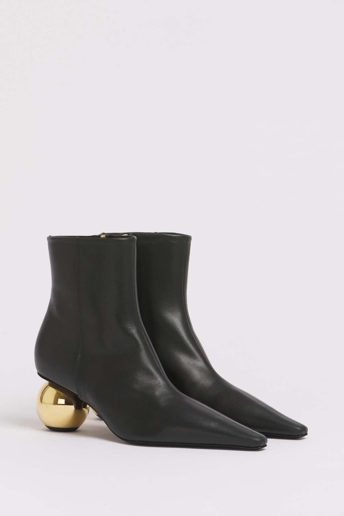 Marni Leather Ankle Boot - Black - Image 2 of 4