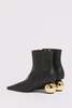 Marni Leather Ankle Boot - Black - Thumbnail 3