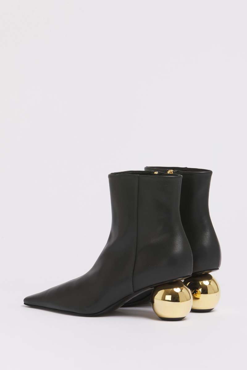 Marni Leather Ankle Boot - Black