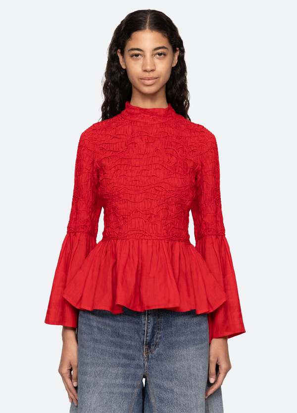 Sea NY Imogen L/S Top - Red