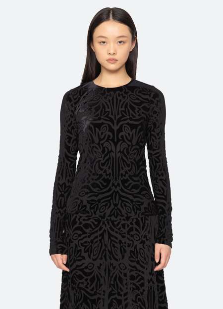 Baserange Clavo Top - Blue Black | Garmentory