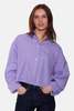 The Tile Club Gansett Poplin Crop Shirt - Thumbnail 2