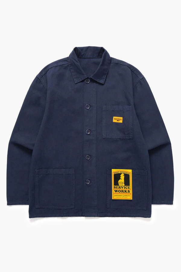 Service Works Classic Coverall Jacket - Navy Service Works Classic Coverall Jacket - Navy