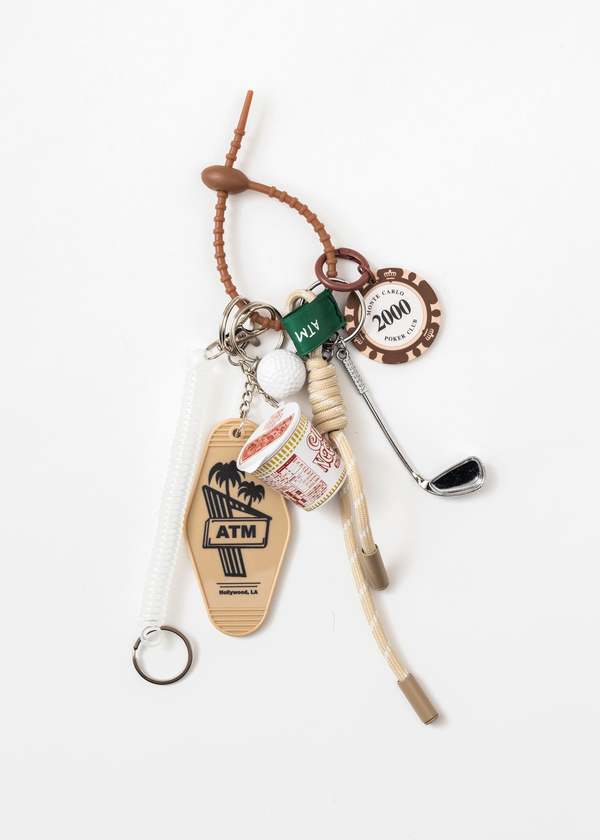 ATM Anthony Thomas Melillo Motel Tag and Instant Noodle Key Chain - Multi