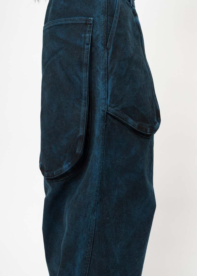 Kidill Stained Duck Pants - Black and Blue