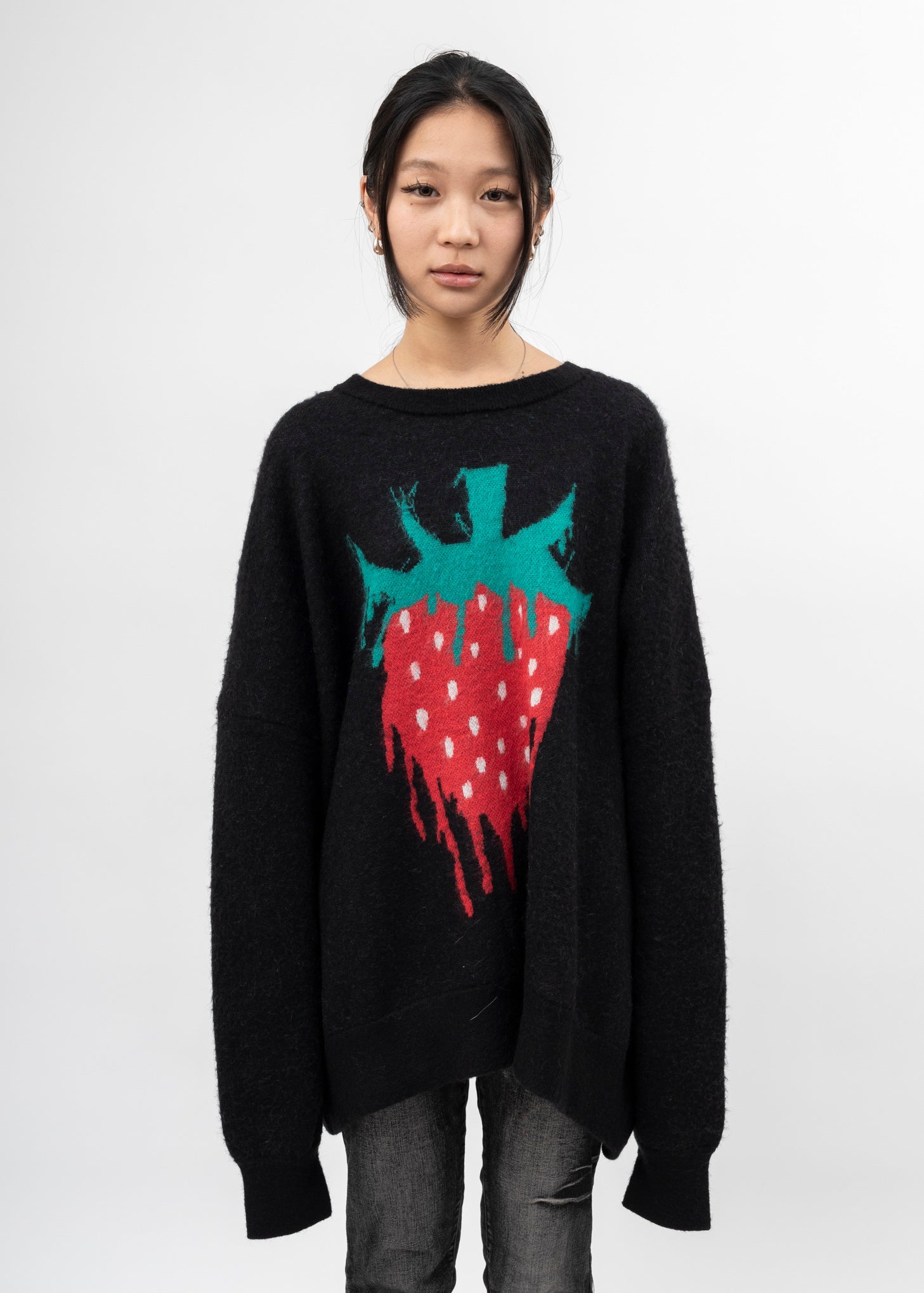 トップス KIDILL FRESH JACQUARD KNIT PULLOVER Black-Fresh-Jacquard-Knit-