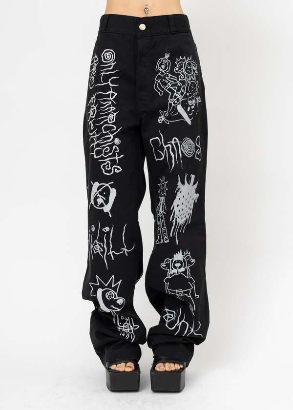 Kidill Anarchy Work Pants - Black
