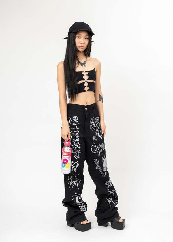 Kidill Anarchy Work Pants - Black