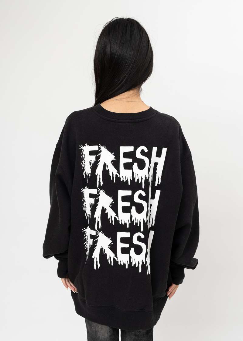 Kidill Fresh Pullover Sweatshirt - Black